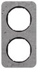 Berker Rahmen 2-fach R.1 grau schwarz glänzend Beton geschliffen