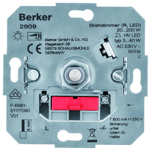 Berker LED Drehdimmer Softrastung 2909