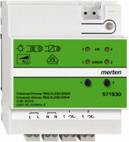 Merten Universal-Dimmer REG 2x 230V 300 Watt
