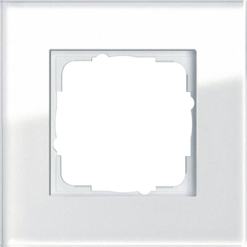 Gira Rahmen 1-fach Esprit Glas weiß