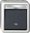 Gira Wippschalter Aufputz IP66 Beschriftungsfeld grau