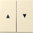 Gira Wippe Jalousie System 55 cremeweiß glänzend
