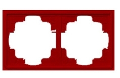 Gira Rahmen 2-fach S-Color rot