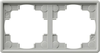 Gira Rahmen 2-fach S-Color grau