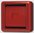 Jung Abdeckung mit Glasscheibe inkl. Wippe Aufputz WG800 rot