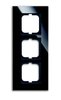 Busch-Jaeger Rahmen 3-fach carat Glas schwarz