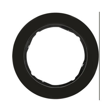 Berker Rahmen 1-fach R.classic schwarz glänzend