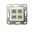 Gira Modular Jack RJ45 Cat.6A 10 GB Ethernet 4fach cremeweiß glänzend