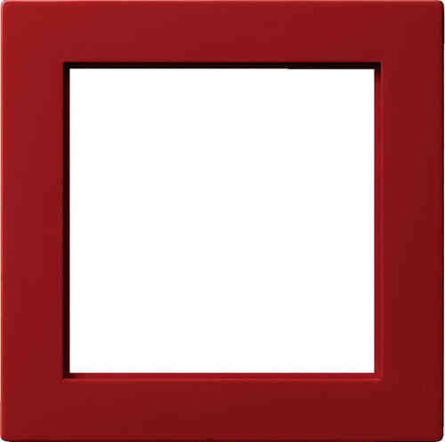 Gira Zwischenplatte mit quadratischem Ausschnitt S-Color rot