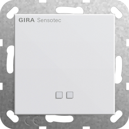 Gira Sensotec mit Fernbedienung System 55 reinweiß glänzend