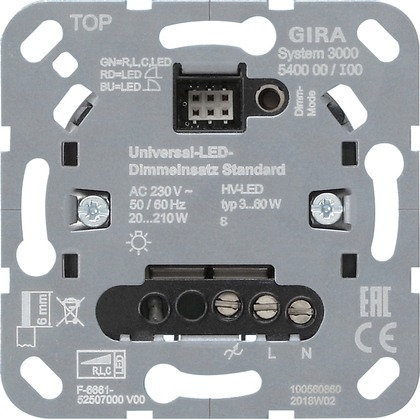 Gira System 3000 Universal-LED-Dimmeinsatz Standard