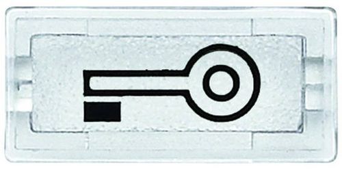 Merten Symbol für Wippen und Schalter Schlüssel glasklar rechteckig System Design
