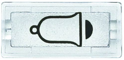 Merten Symbol für Wippen und Schalter Klingel glasklar rechteckig System Design