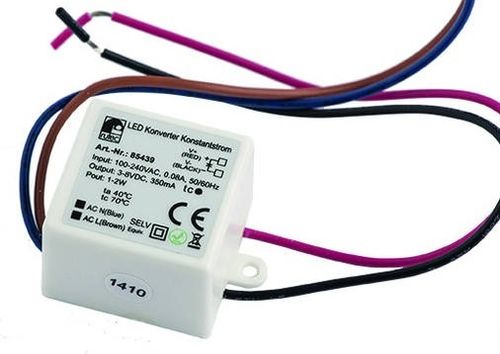 Rutec LED-Konverter 350mA 1-2 Watt nicht dimmbar