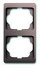 Busch-Jaeger Rahmen 2-fach alpha exclusive senkrecht bronze