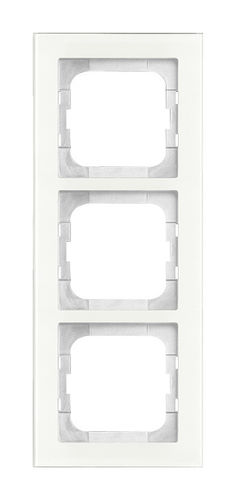 Busch-Jaeger Rahmen 3-fach axcent weißglas