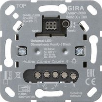 Gira System 3000 Universal-LED-Dimmeinsatz Komfort 2fach