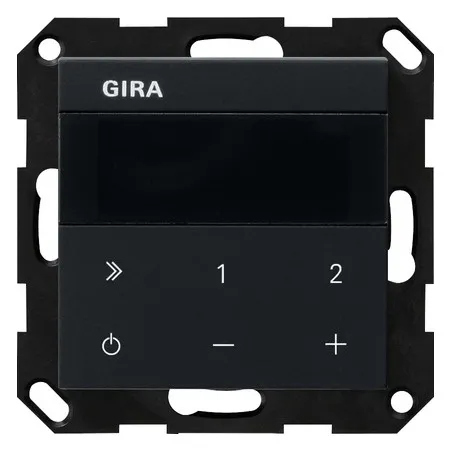 Gira Unterputz Radio IP System 55 schwarz matt