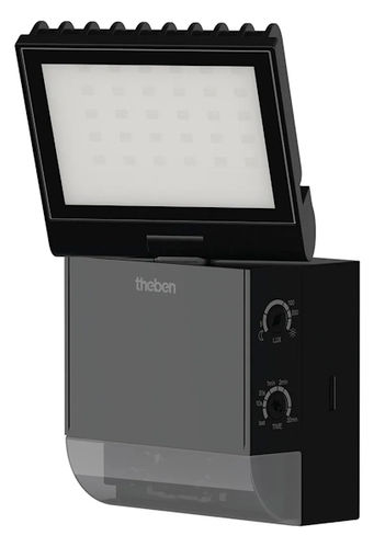 Theben LED Strahler mit Bewegungsmelder theLeda S8-100 BK 8,5 Watt schwarz
