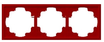 Gira Rahmen 3-fach S-Color rot