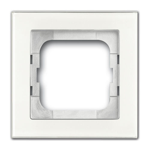 Busch-Jaeger Rahmen 1-fach axcent weißglas
