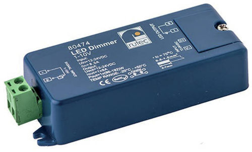 Rutec LED Dimmer 1-10V Poti Taster 96 W (12V) 192 W(24V)
