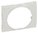 Legrand Galea Life Universal-Abdeckung mit Ausnehmung Ø 46,5mm perlmutt
