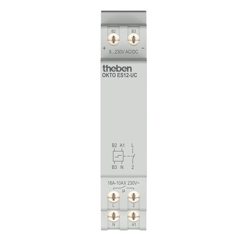 Theben OKTO ES12-UC Stromstoßschalter elektronisch 1S 8-230V
